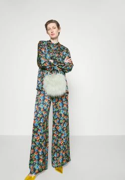 MAX & Co. Bakoj - Blouse - Flower On Blue Ground -MAX & Co.Ventes 7194950f4ec24107bf4214cba01769ce