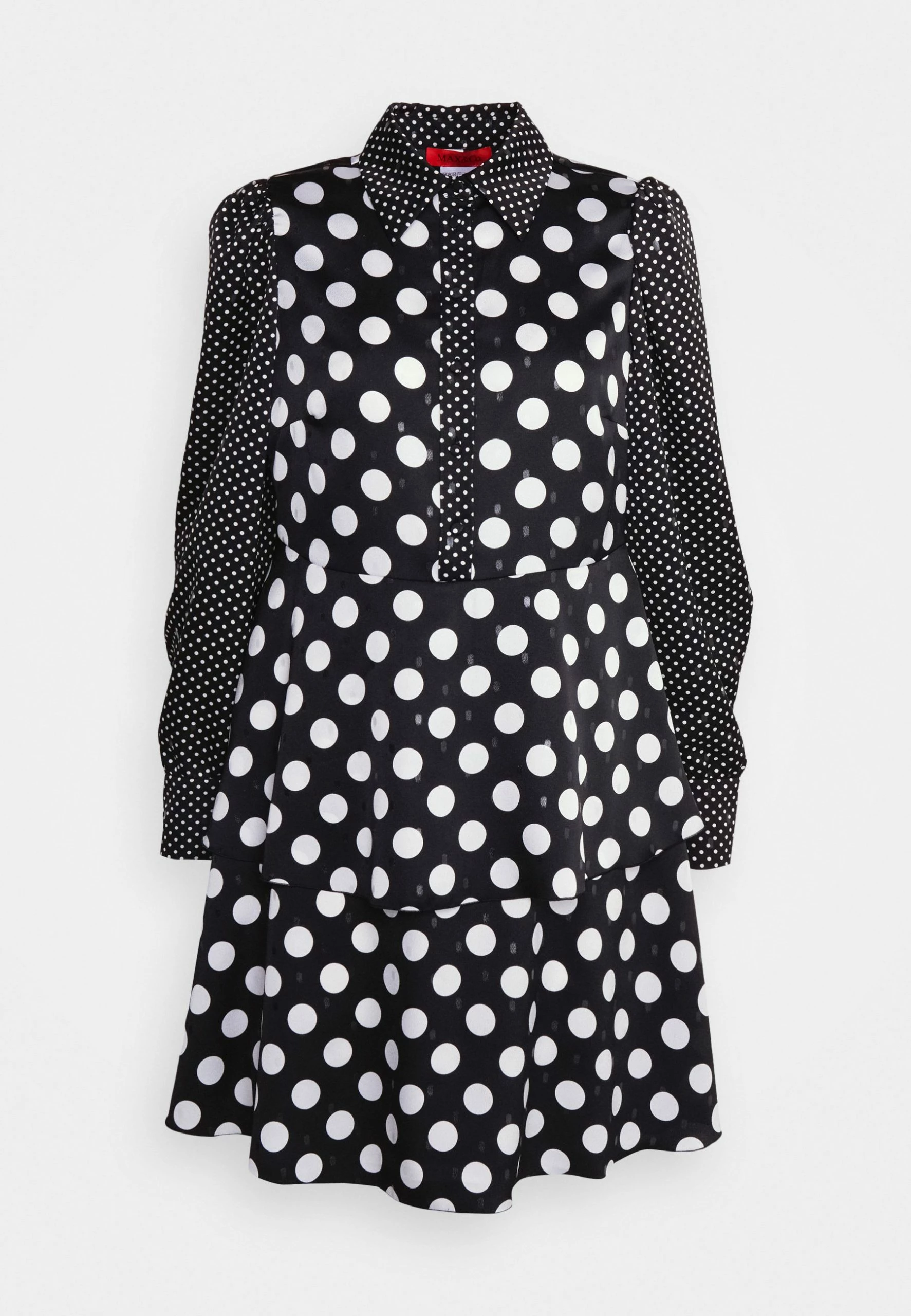 MAX & Co. Acquisto - Robe Chemise - Black Pattern 7 MAX & Co. Acquisto - Robe Chemise - Black Pattern – Image 5