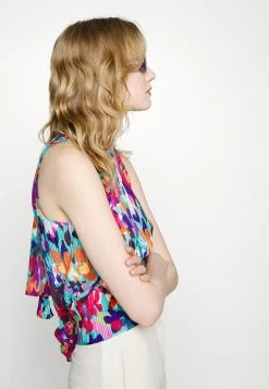 MAX & Co. Frittata - Débardeur - Turchese Astratta Plisse -MAX & Co.Ventes 883e170f57d74c608c3fbd29315ae3f6