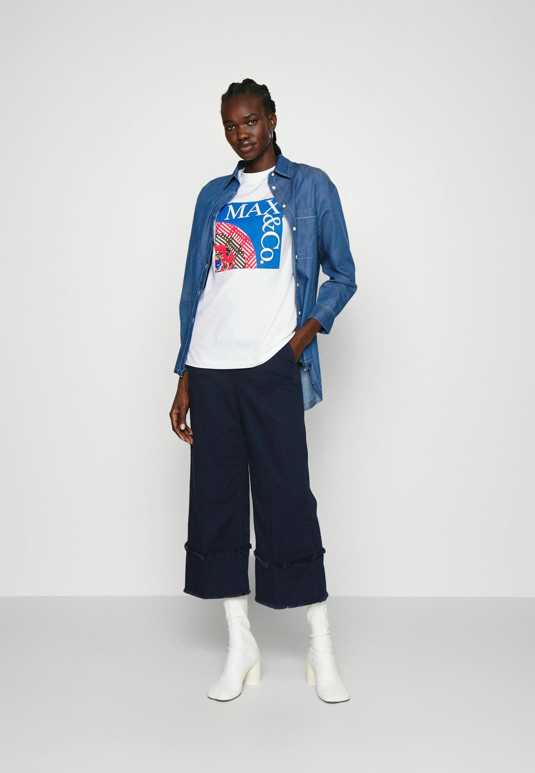 MAX & Co. Koutiala - T-Shirt Imprimé - Bianco Ottico 4 MAX & Co. Koutiala - T-Shirt Imprimé - Bianco Ottico – Image 2