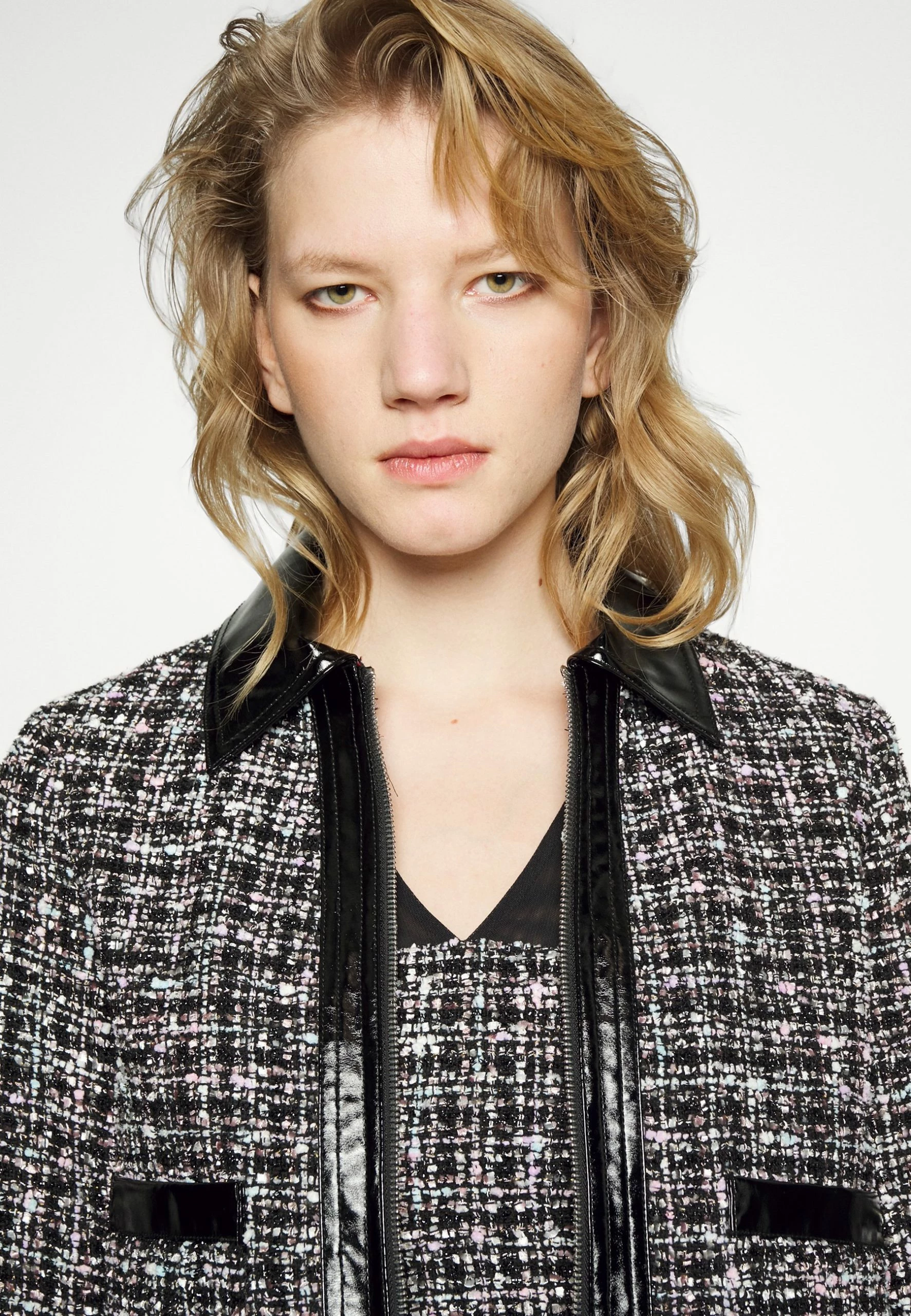 MAX & Co. Crusca - Blouson Bomber - Black Pattern 6 MAX & Co. Crusca - Blouson Bomber - Black Pattern – Image 4