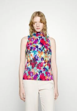 MAX & Co. Frittata - Débardeur - Turchese Astratta Plisse