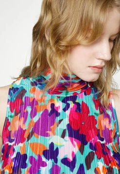 MAX & Co. Frittata - Débardeur - Turchese Astratta Plisse -MAX & Co.Ventes f4dac59a337544c2a48ee53089535dae